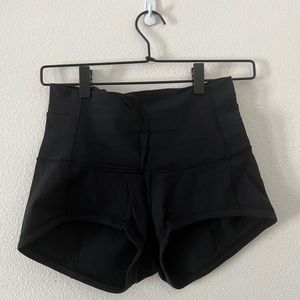 LULULEMON wunderunder bike shorts